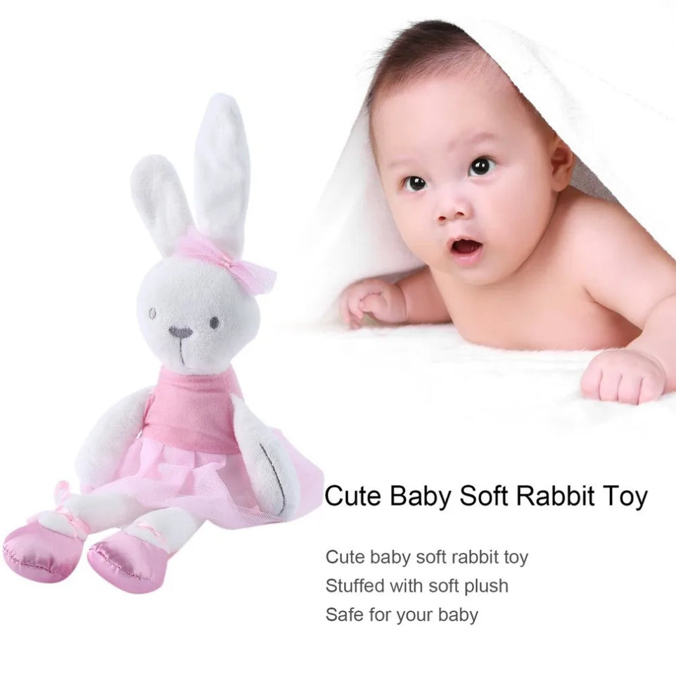 42CM Cute Long Ears Pacify Rabbit Doll Baby Soft Plush Toys Appease Sleeping Stuffed Animal Baby Toys for Children Birthday Gift