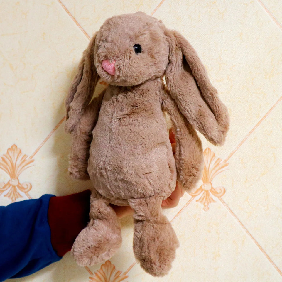 30cm Stuffed Long Ear Rabbit Soft Plush Toys Sleeping Cute Bunny Cartoon Animal Dolls Children Baby Birthday Gift